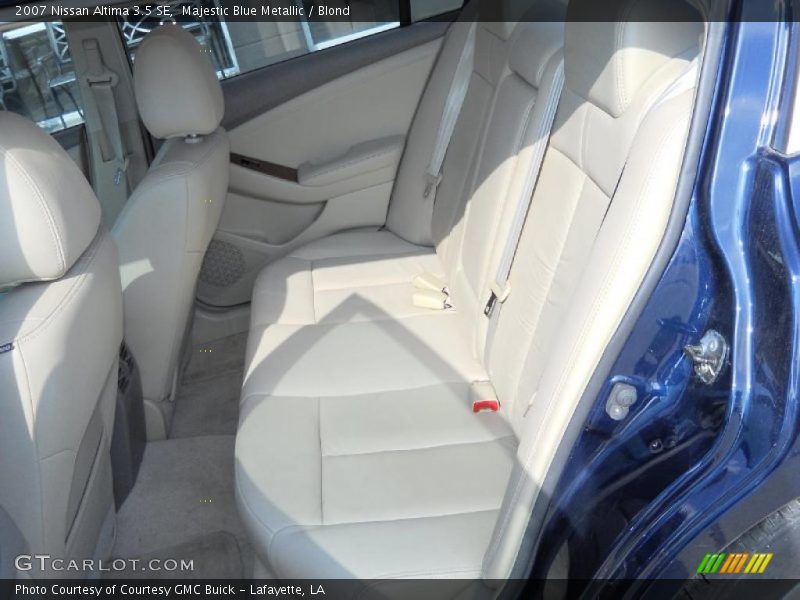 Majestic Blue Metallic / Blond 2007 Nissan Altima 3.5 SE