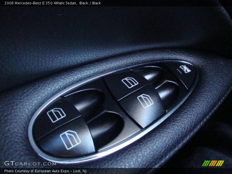 Black / Black 2008 Mercedes-Benz E 350 4Matic Sedan
