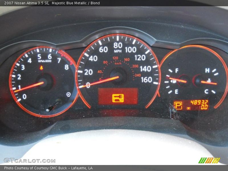 Majestic Blue Metallic / Blond 2007 Nissan Altima 3.5 SE