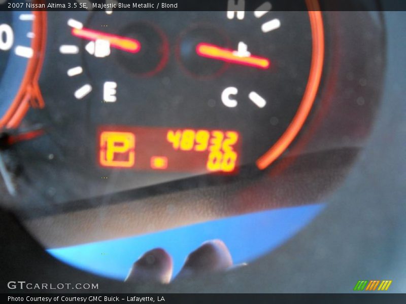Majestic Blue Metallic / Blond 2007 Nissan Altima 3.5 SE