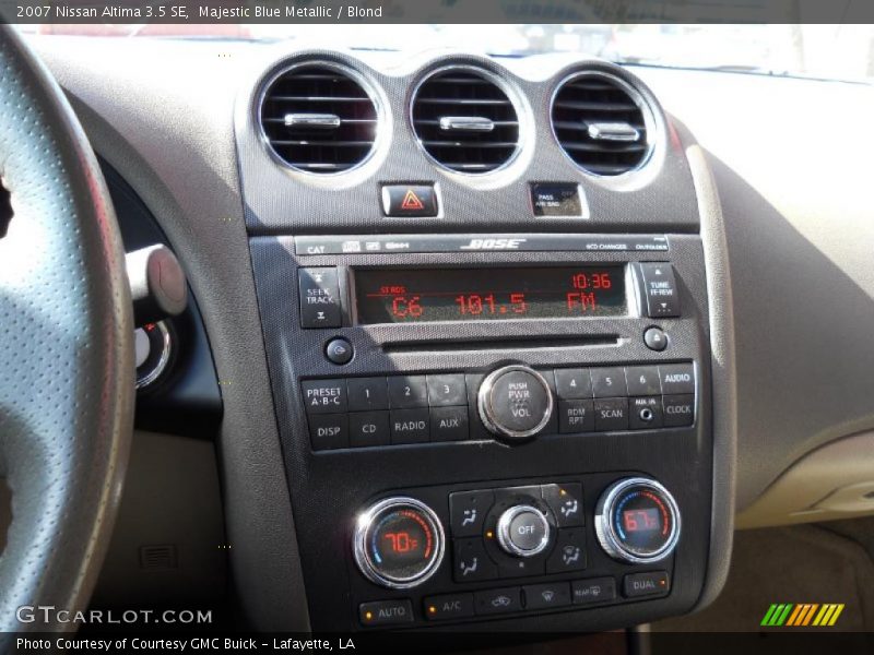 Majestic Blue Metallic / Blond 2007 Nissan Altima 3.5 SE