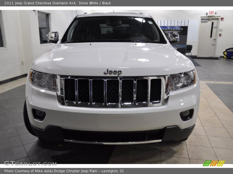 Stone White / Black 2011 Jeep Grand Cherokee Overland 4x4