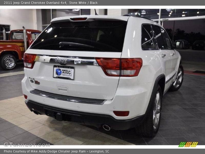 Stone White / Black 2011 Jeep Grand Cherokee Overland 4x4