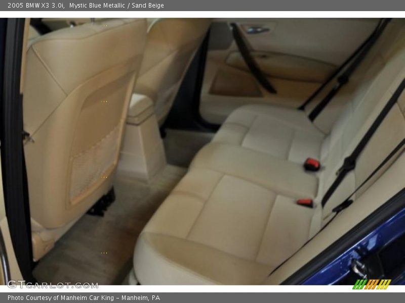 Mystic Blue Metallic / Sand Beige 2005 BMW X3 3.0i