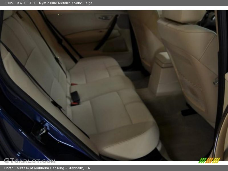 Mystic Blue Metallic / Sand Beige 2005 BMW X3 3.0i