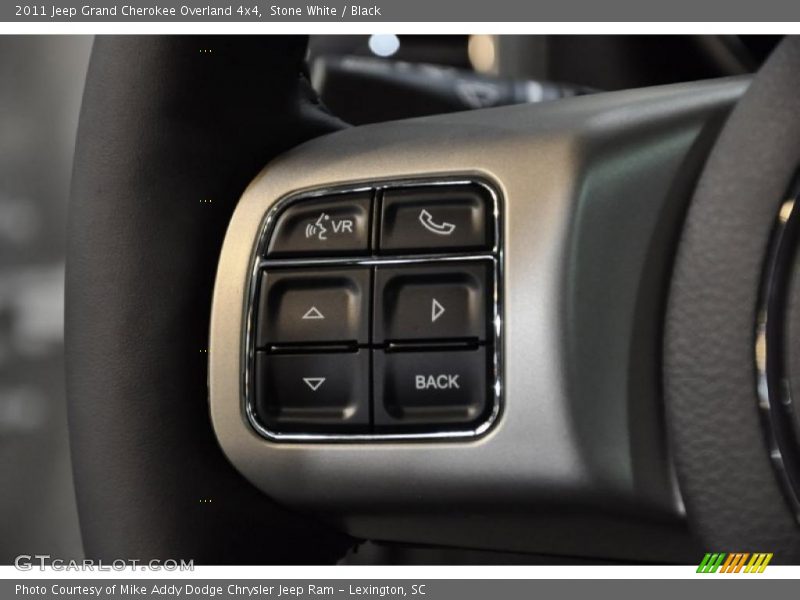 Controls of 2011 Grand Cherokee Overland 4x4