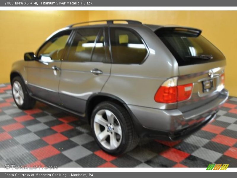 Titanium Silver Metallic / Black 2005 BMW X5 4.4i