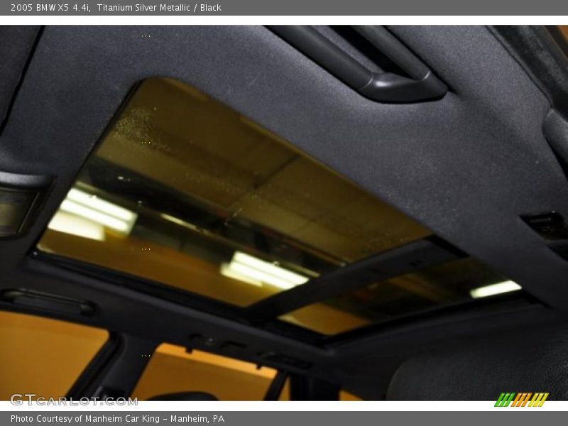 Titanium Silver Metallic / Black 2005 BMW X5 4.4i