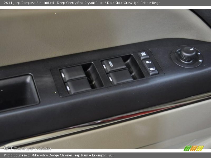 Deep Cherry Red Crystal Pearl / Dark Slate Gray/Light Pebble Beige 2011 Jeep Compass 2.4 Limited