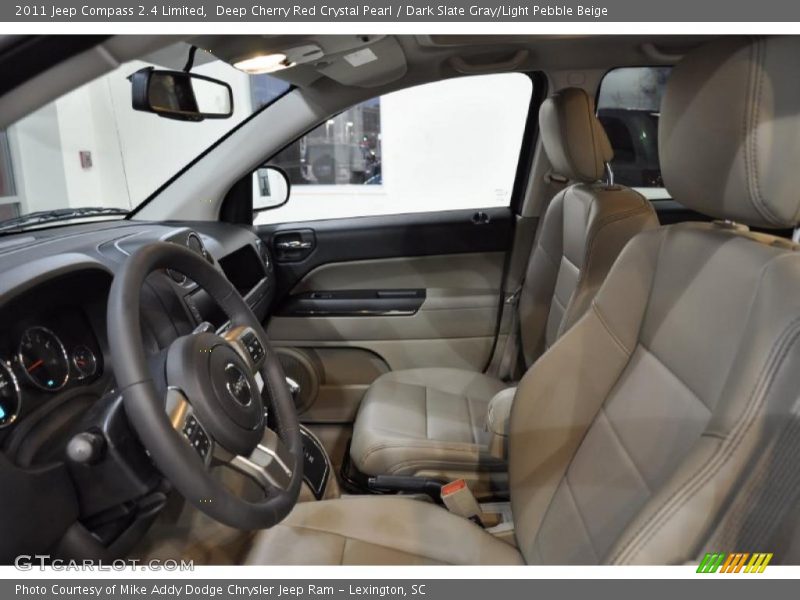 Deep Cherry Red Crystal Pearl / Dark Slate Gray/Light Pebble Beige 2011 Jeep Compass 2.4 Limited