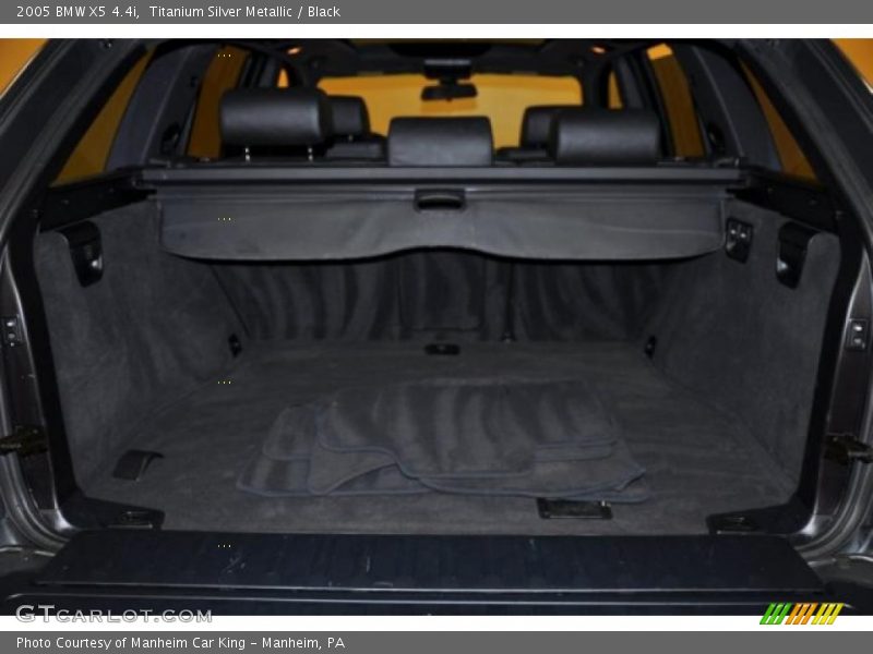 Titanium Silver Metallic / Black 2005 BMW X5 4.4i