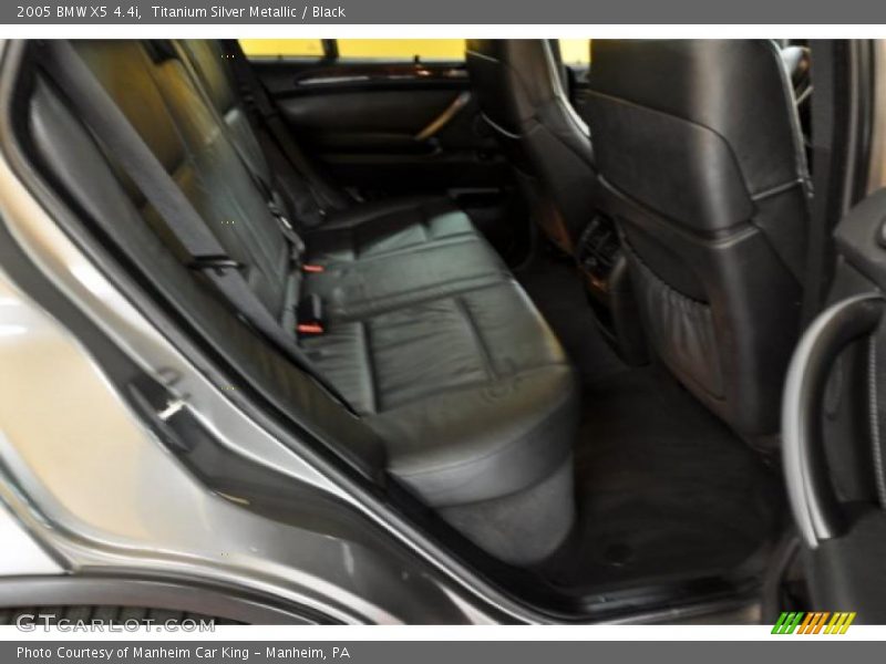 Titanium Silver Metallic / Black 2005 BMW X5 4.4i