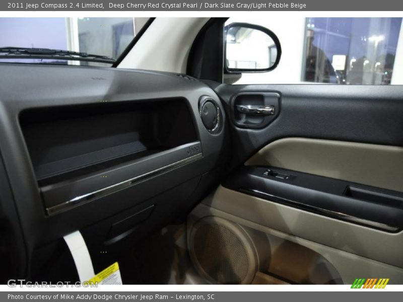 Deep Cherry Red Crystal Pearl / Dark Slate Gray/Light Pebble Beige 2011 Jeep Compass 2.4 Limited