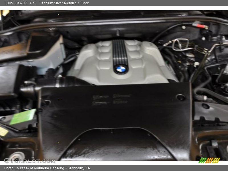 Titanium Silver Metallic / Black 2005 BMW X5 4.4i