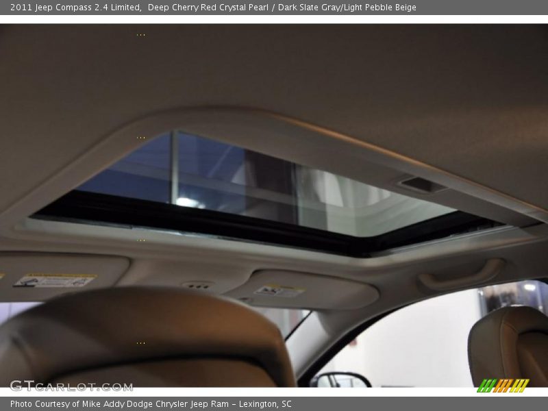 Deep Cherry Red Crystal Pearl / Dark Slate Gray/Light Pebble Beige 2011 Jeep Compass 2.4 Limited