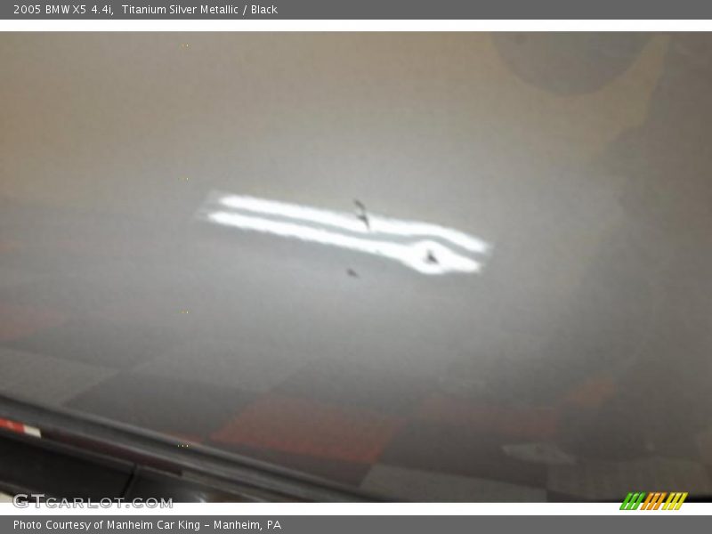 Titanium Silver Metallic / Black 2005 BMW X5 4.4i