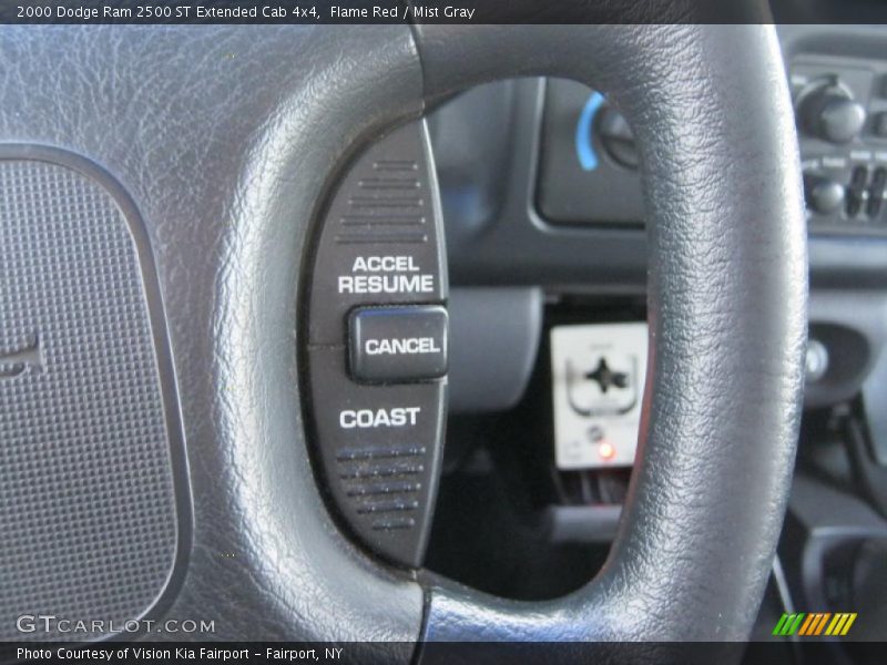 Flame Red / Mist Gray 2000 Dodge Ram 2500 ST Extended Cab 4x4