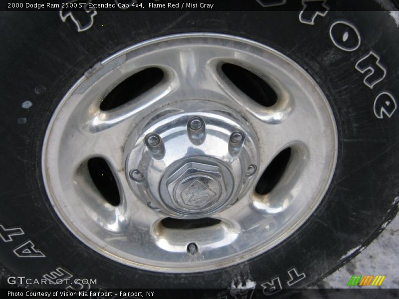 Flame Red / Mist Gray 2000 Dodge Ram 2500 ST Extended Cab 4x4