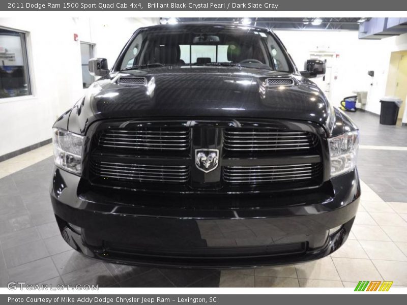 Brilliant Black Crystal Pearl / Dark Slate Gray 2011 Dodge Ram 1500 Sport Quad Cab 4x4