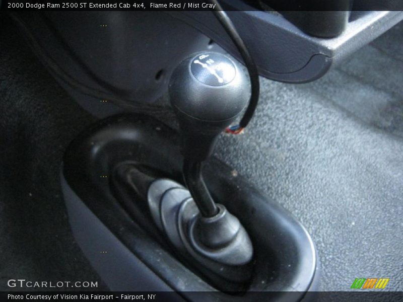 Flame Red / Mist Gray 2000 Dodge Ram 2500 ST Extended Cab 4x4