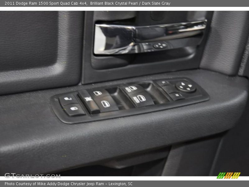 Brilliant Black Crystal Pearl / Dark Slate Gray 2011 Dodge Ram 1500 Sport Quad Cab 4x4