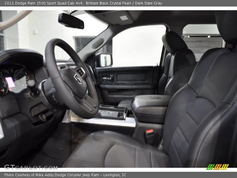 Brilliant Black Crystal Pearl / Dark Slate Gray 2011 Dodge Ram 1500 Sport Quad Cab 4x4