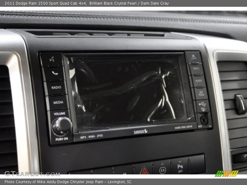 Brilliant Black Crystal Pearl / Dark Slate Gray 2011 Dodge Ram 1500 Sport Quad Cab 4x4