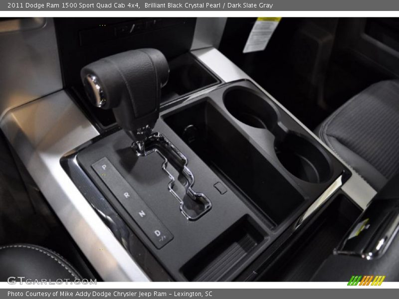 Brilliant Black Crystal Pearl / Dark Slate Gray 2011 Dodge Ram 1500 Sport Quad Cab 4x4