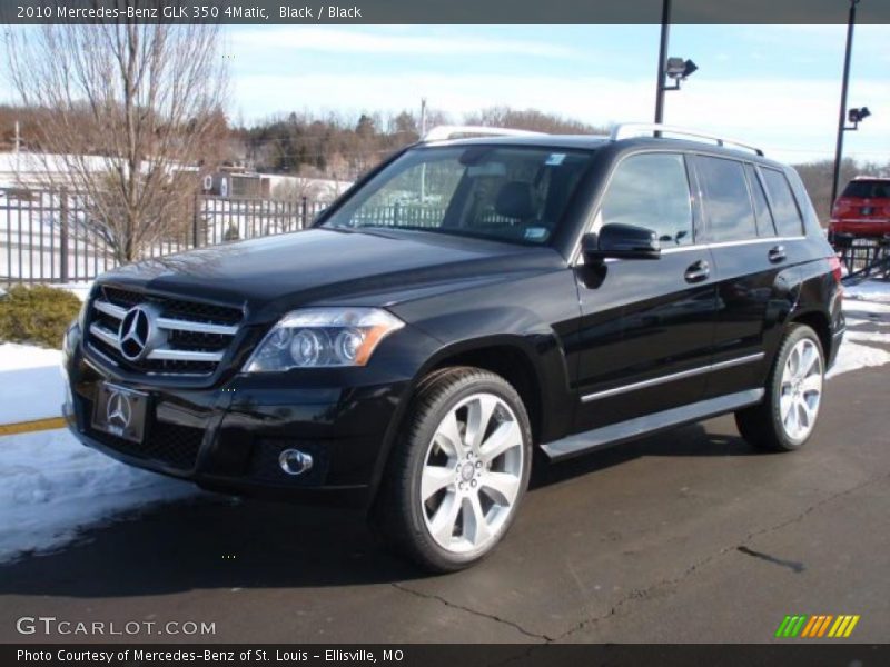 Black / Black 2010 Mercedes-Benz GLK 350 4Matic