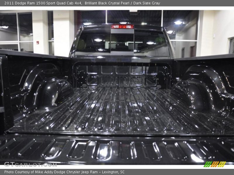 Brilliant Black Crystal Pearl / Dark Slate Gray 2011 Dodge Ram 1500 Sport Quad Cab 4x4
