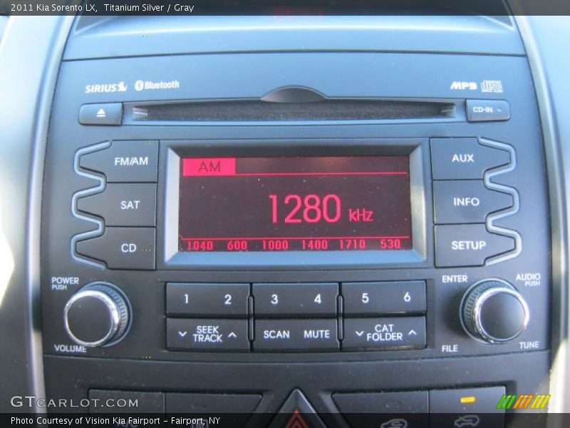 Controls of 2011 Sorento LX