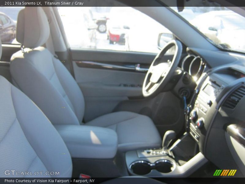  2011 Sorento LX Gray Interior