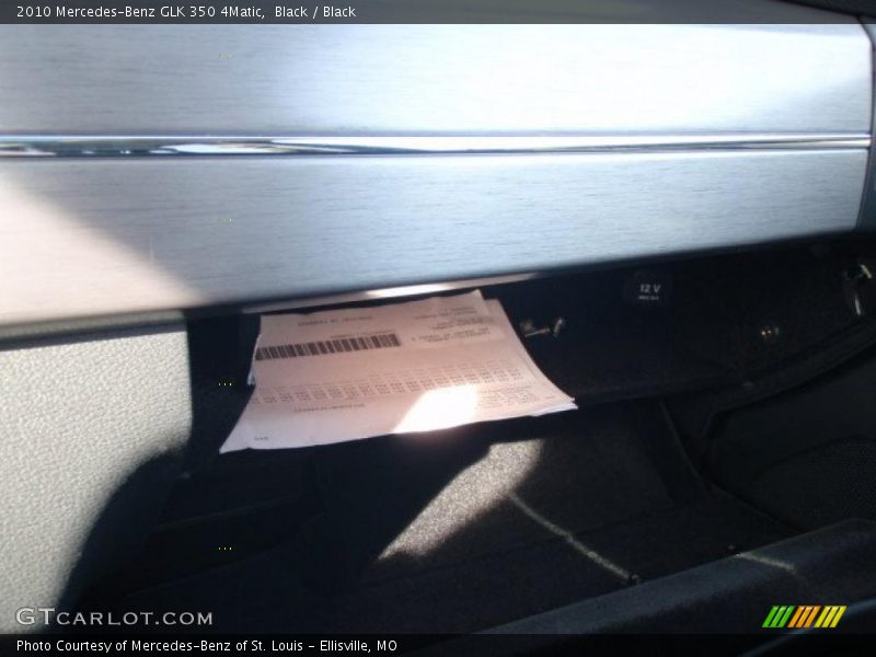 Black / Black 2010 Mercedes-Benz GLK 350 4Matic