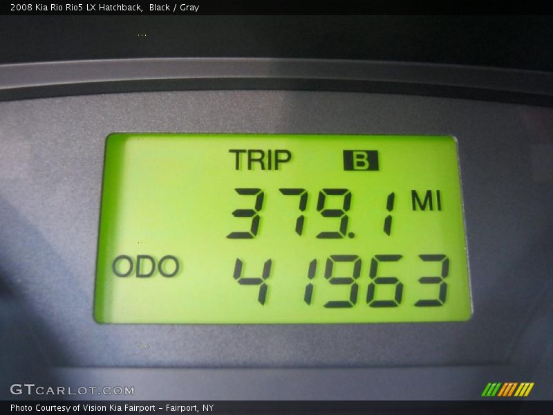 Black / Gray 2008 Kia Rio Rio5 LX Hatchback
