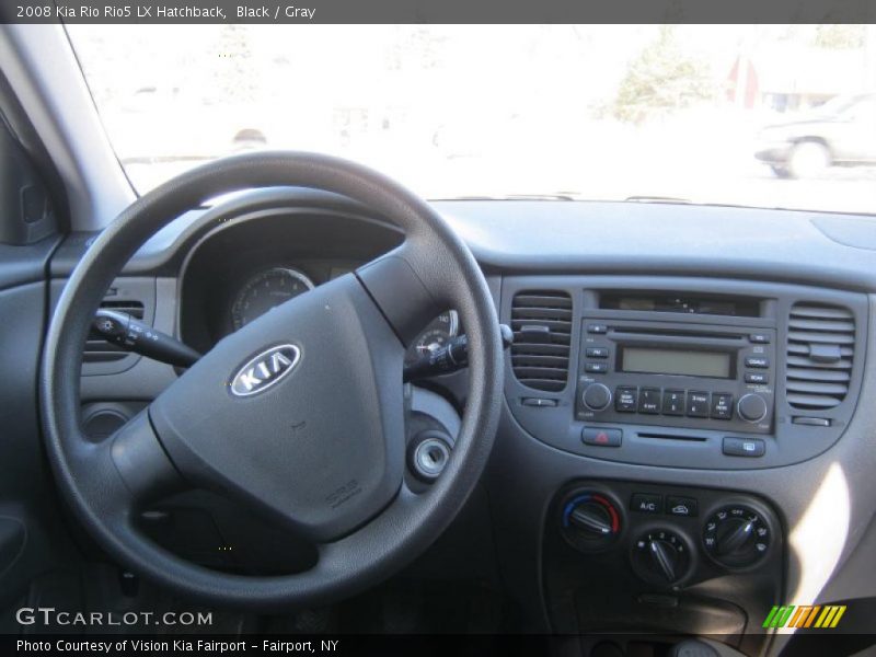 Black / Gray 2008 Kia Rio Rio5 LX Hatchback