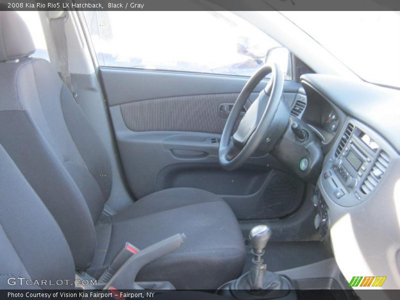 Black / Gray 2008 Kia Rio Rio5 LX Hatchback