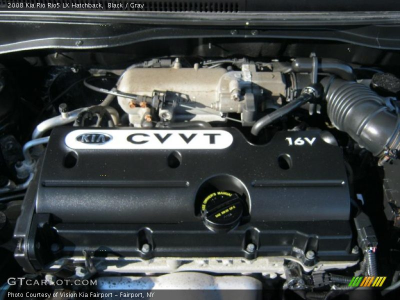  2008 Rio Rio5 LX Hatchback Engine - 1.6 Liter DOHC 16-Valve VVT 4 Cylinder