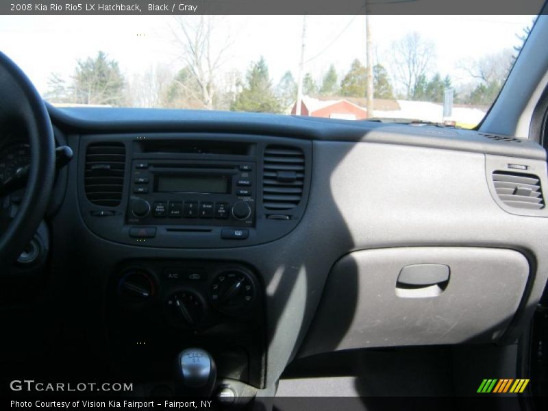 Black / Gray 2008 Kia Rio Rio5 LX Hatchback