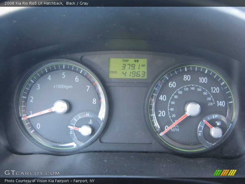  2008 Rio Rio5 LX Hatchback Rio5 LX Hatchback Gauges