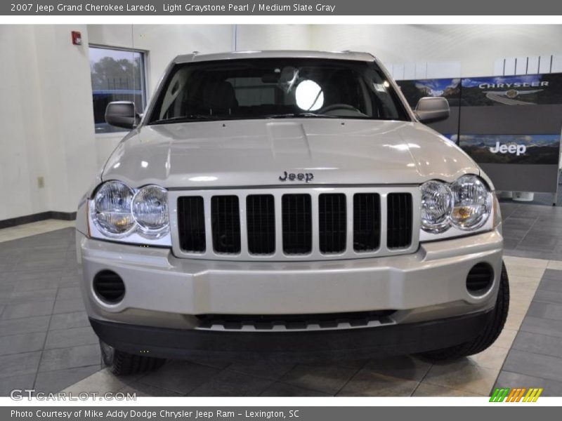 Light Graystone Pearl / Medium Slate Gray 2007 Jeep Grand Cherokee Laredo