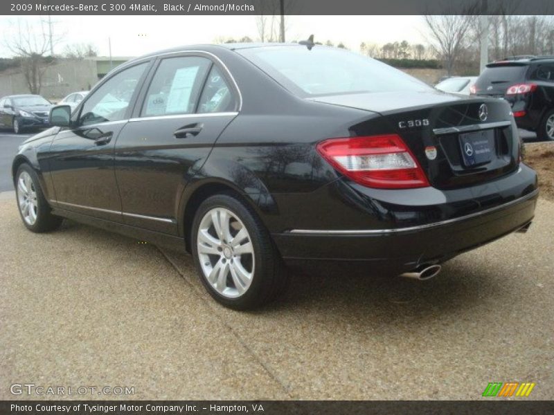 Black / Almond/Mocha 2009 Mercedes-Benz C 300 4Matic