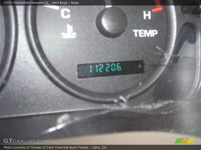 Sand Beige / Beige 2003 Oldsmobile Silhouette GL