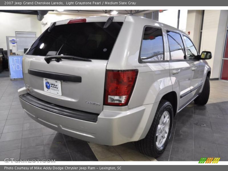 Light Graystone Pearl / Medium Slate Gray 2007 Jeep Grand Cherokee Laredo