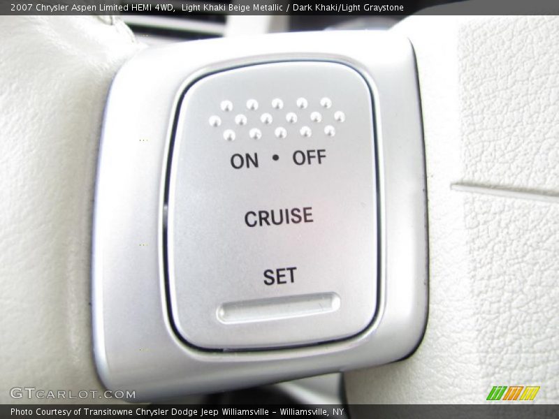 Light Khaki Beige Metallic / Dark Khaki/Light Graystone 2007 Chrysler Aspen Limited HEMI 4WD