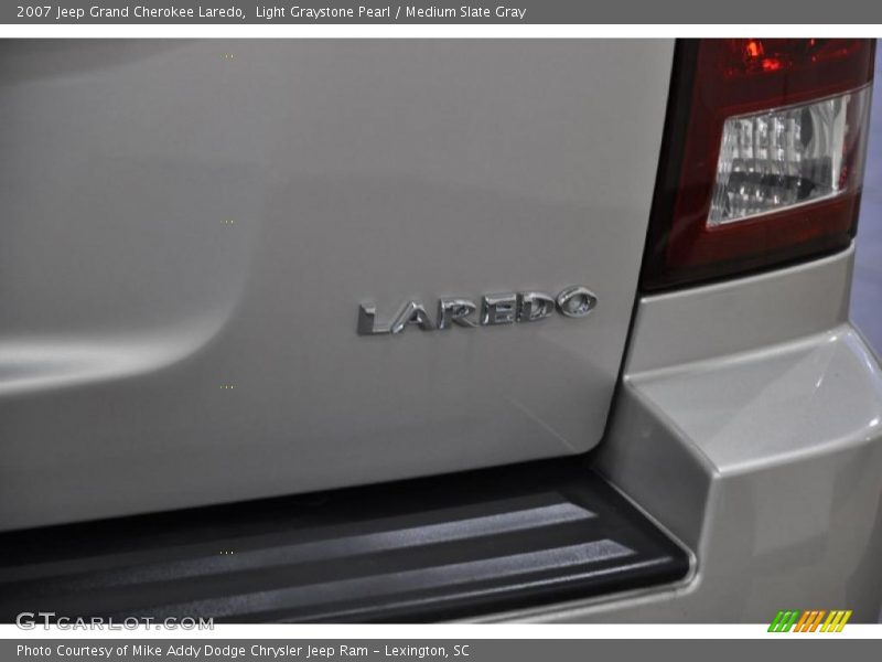 Light Graystone Pearl / Medium Slate Gray 2007 Jeep Grand Cherokee Laredo