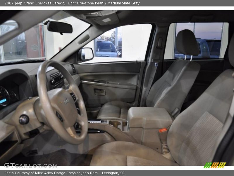 Light Graystone Pearl / Medium Slate Gray 2007 Jeep Grand Cherokee Laredo