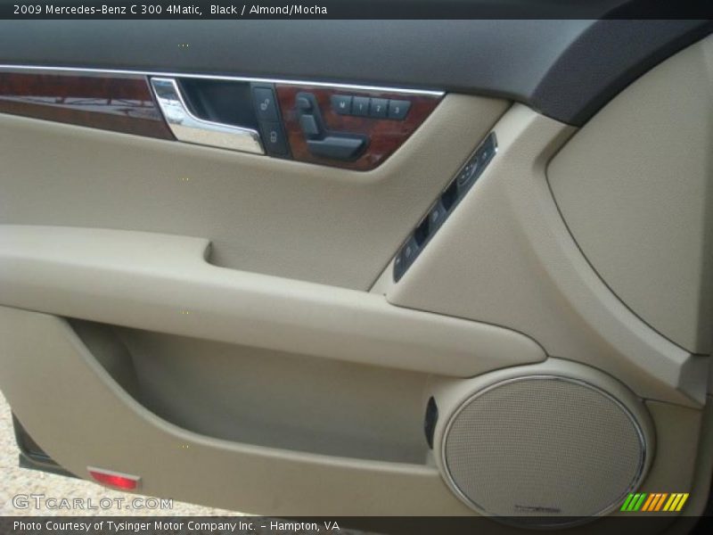 Black / Almond/Mocha 2009 Mercedes-Benz C 300 4Matic
