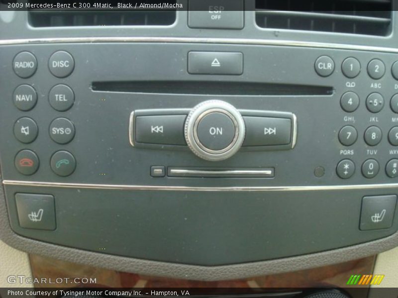 Black / Almond/Mocha 2009 Mercedes-Benz C 300 4Matic