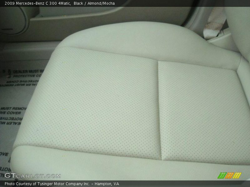 Black / Almond/Mocha 2009 Mercedes-Benz C 300 4Matic