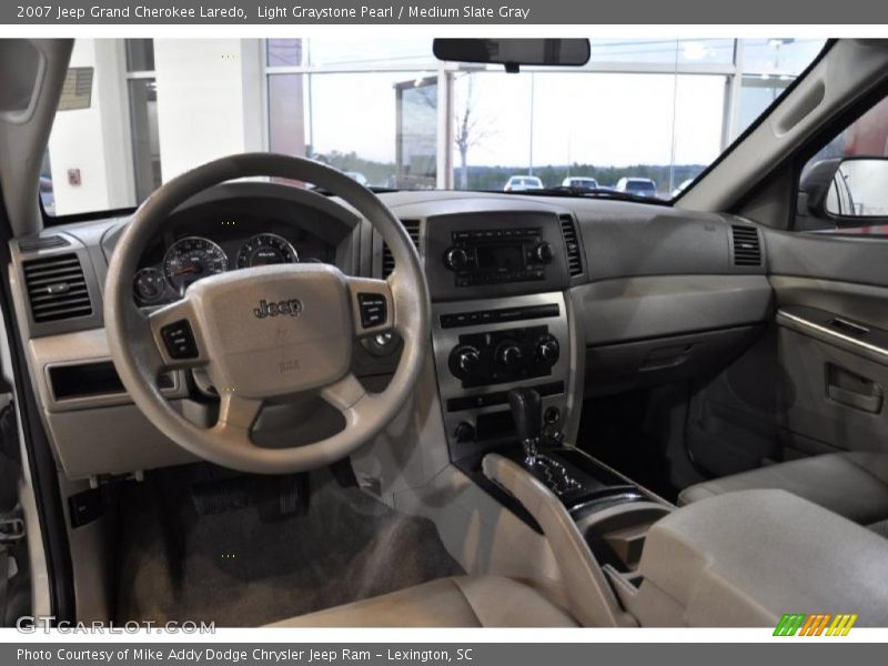 Light Graystone Pearl / Medium Slate Gray 2007 Jeep Grand Cherokee Laredo